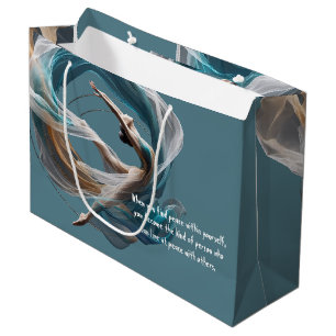 Grand Sac Cadeau Avion Air Yoga Instructeur Pilates Fitness