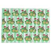 Grand Sac Cadeau Avo Joyeux Noël Drôle Humour Avocados (Dos)