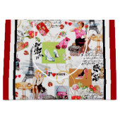 Grand Sac Cadeau Avril à Paris 2 (Devant)