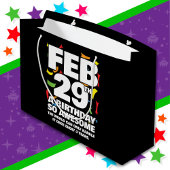 Grand Sac Cadeau Awesome Anniversaire 2024 Leap Day Leap Année 29 f