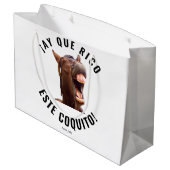 Grand Sac Cadeau ¡Ay Que Rico Este Coquito !   (Dos Angle)