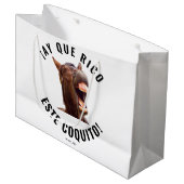 Grand Sac Cadeau ¡Ay Que Rico Este Coquito !   (Devant Angle)