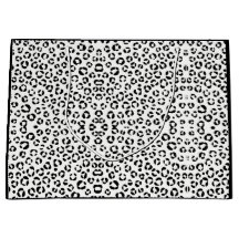 B&W Poster de animal Sherpa Blanket