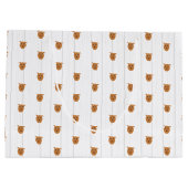 Grand Sac Cadeau Baby Boy Chien Maroon (Dos)