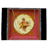 Grand Sac Cadeau Baby Cherub Holiday Joy (Dos)