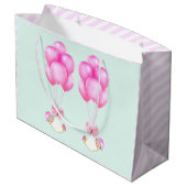 Grand Sac Cadeau Baby Girl Twins (Dos Angle)