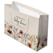 Grand Sac Cadeau Baby shower Boho (Devant Angle)