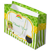 Grand Sac Cadeau Baby shower st patrick American Boy (Devant Angle)