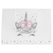 Grand Sac Cadeau Baby shower Unicorn (Devant)