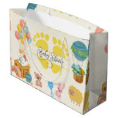 Grand Sac Cadeau Baby shower vintage (Dos Angle)