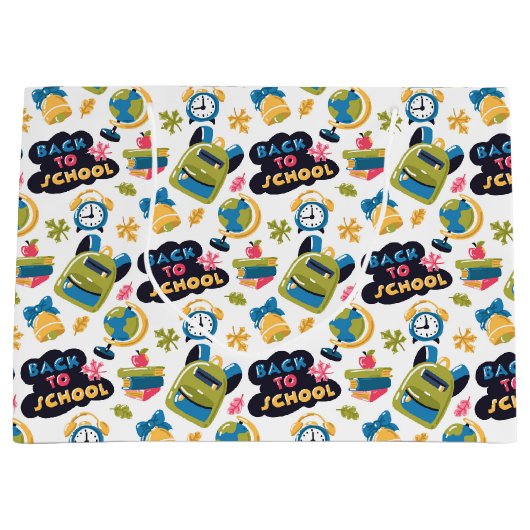 Grand Sac Cadeau Back to school (Devant)