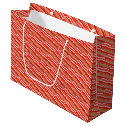 Grand Sac Cadeau Bacon mignon (Devant Angle)