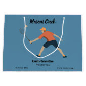 Grand Sac Cadeau Badminton (Devant)