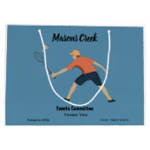 Grand Sac Cadeau Badminton (Dos)