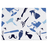 Grand Sac Cadeau Bagout d'outils de coiffeur (Devant)