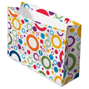 Grand Sac Cadeau Bagues de Couleurs Vibrantes