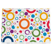 Grand Sac Cadeau Bagues de couleurs vives (Devant)