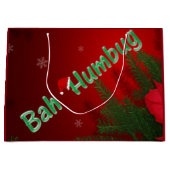 Grand Sac Cadeau Bah Humbug (Devant)