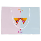 Grand Sac Cadeau Baiser Nacho Valentines (Dos)