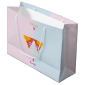 Grand Sac Cadeau Baiser Nacho Valentines (Devant Angle)
