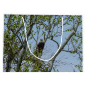 Grand Sac Cadeau Bald Eagle Smile (Dos)