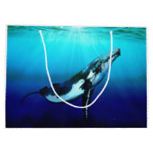 Grand Sac Cadeau Baleine à bosse (Dos)