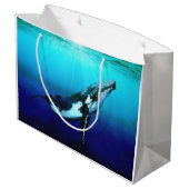 Grand Sac Cadeau Baleine à bosse (Dos Angle)