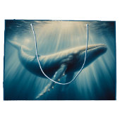 Grand Sac Cadeau baleine côtière/marine (Dos)
