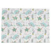 Grand Sac Cadeau Baleines et tortues de mer (Dos)