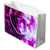 Grand Sac Cadeau Balle de disco de Mirror (Dos Angle)