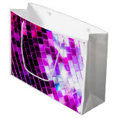 Grand Sac Cadeau Balle de disco de Mirror (Devant Angle)