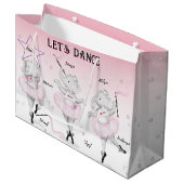 Grand Sac Cadeau Ballerina Elephant Dance Considérant (Devant Angle)