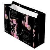 Grand Sac Cadeau Ballerina Toe Chaussures Custom Event (Devant Angle)