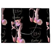 Grand Sac Cadeau Ballerina Toe Chaussures Custom Event (Dos)