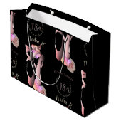 Grand Sac Cadeau Ballerina Toe Chaussures Custom Event (Dos Angle)