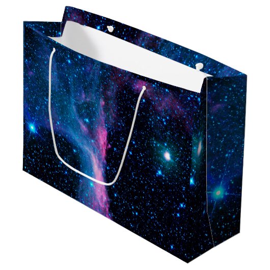 Grand Sac Cadeau Ballerine cosmique dans l'espace NASA (Devant Angle)