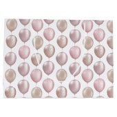 Grand Sac Cadeau Ballons bleus Anniversaire (Dos)