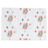 Grand Sac Cadeau Ballons colorés Pastel Party (Dos)