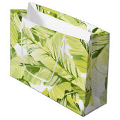Grand Sac Cadeau Banane Feuille 4 (Devant Angle)