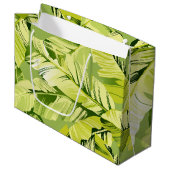 Grand Sac Cadeau Banane Feuille 5 (Devant Angle)