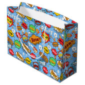 Grand Sac Cadeau Bande dessinée Bubbles Bac cadeau Grand (Dos Angle)