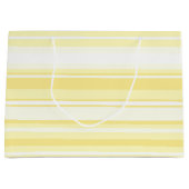 Grand Sac Cadeau Bandes de citron (Devant)