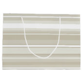 Grand Sac Cadeau Bandes de grès (Dos)