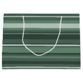 Grand Sac Cadeau Bandes vertes (Devant)