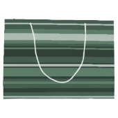 Grand Sac Cadeau Bandes vertes (Dos)