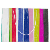 Grand Sac Cadeau Bandes verticales (Dos)