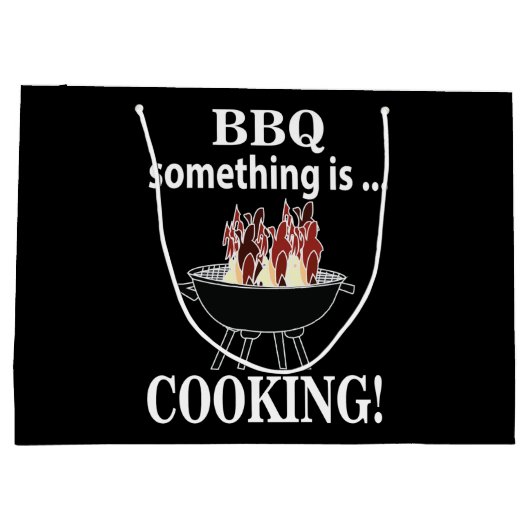 Grand Sac Cadeau Barbeque Cook Chef Funny Bbq (Dos)