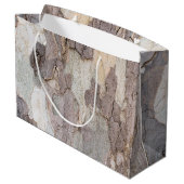 Grand Sac Cadeau Barque d'arbre (Dos Angle)
