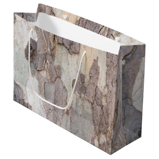 Grand Sac Cadeau Barque d'arbre (Devant Angle)