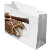 Grand Sac Cadeau Base-ball et bat (Dos Angle)